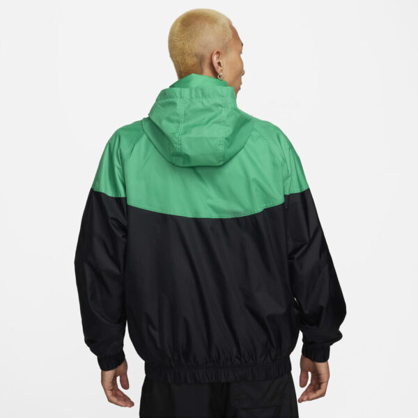Campera Nike Rompeviento Negra/Verde