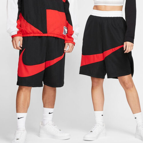 Short Nike Big Swoosh Negro/Rojo