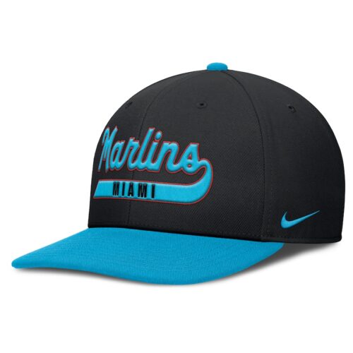 Gorra Nike MBL Plana Marlins Miami Regulable
